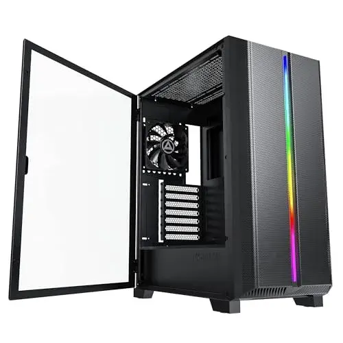 Montech SKY ONE LITE Preto PC ATX Vidro Temperado 120mm RGB