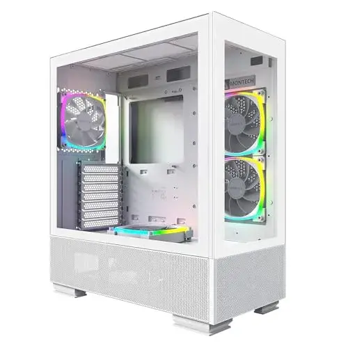Montech SKY TWO ATX Branco PC com Gestão de Cabos