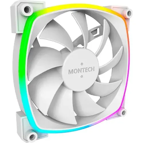 Montech ventoinha para PC 120mm branco AX120-PWM-WH