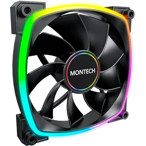 Montech ventoinha para PC 14cm preto RX140-PWM-BK