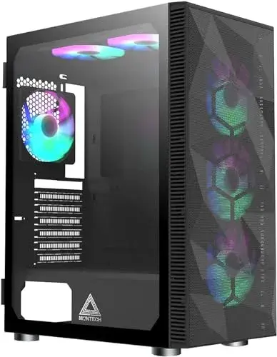 Montech X3 Mesh Rgb Vidro Temperado Preto
