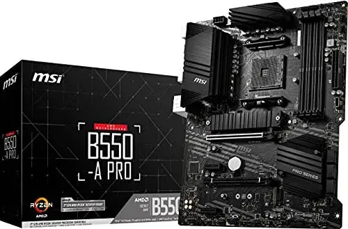 MSI B550-A PRO AMD chipset ATX Preto Motherboard