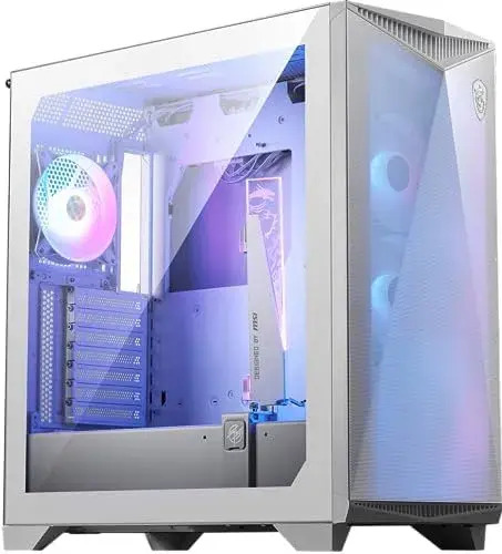 MSI Gungnir 300R Airflow Midi Tower Branco Compatível com até 10 ventoinhas