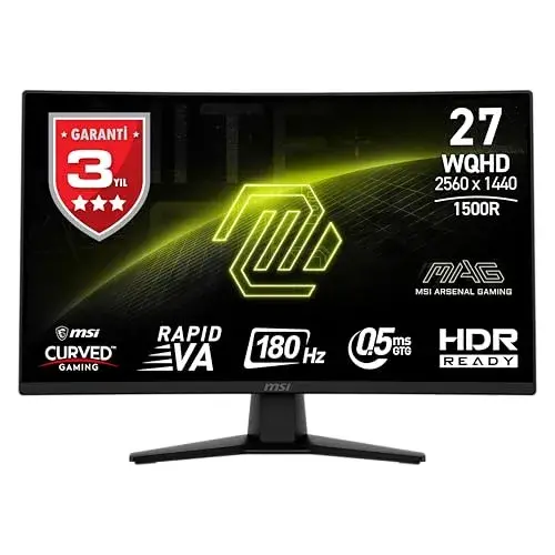 MSI MAG 27″ LED QHD Curvo Monitor
