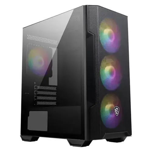 MSI MAG Forge M100R Micro-ATX Midi Tower Preto RGB