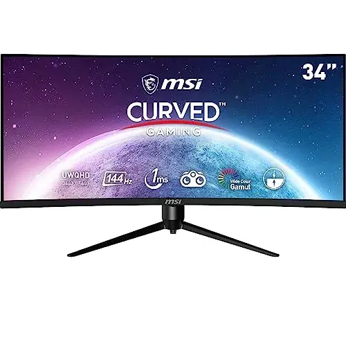 MSI MAG342CQR 34″ UWQHD Monitor Curvo