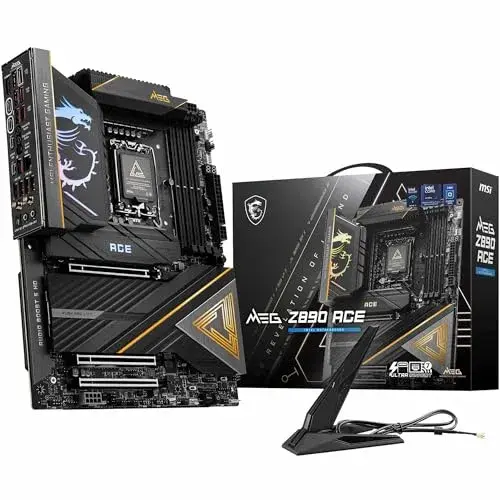 MSI MEG Z890 ACE Intel Z890 ATX multicolorido DDR5-USB Thunderbolt 4 Wi-Fi 7