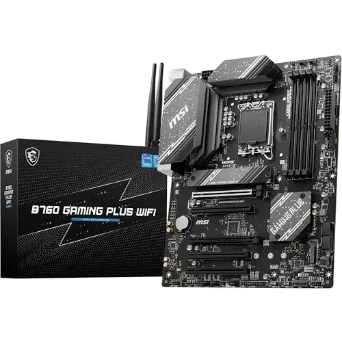 MSI Motherboard B760 Intel DDR5 ATX Preto Wi-Fi 6E