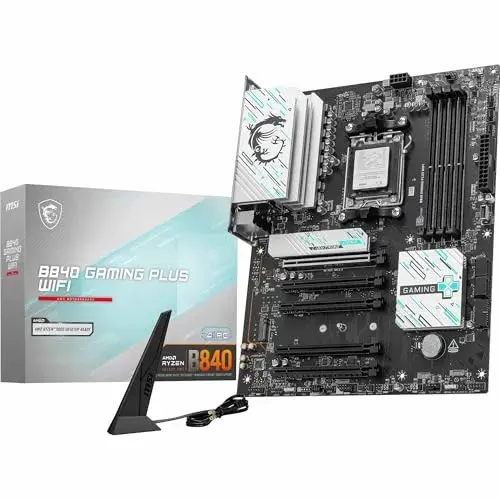 MSI Motherboard B840 GAMING PLUS WIFI AMD B840 DDR5 ATX
