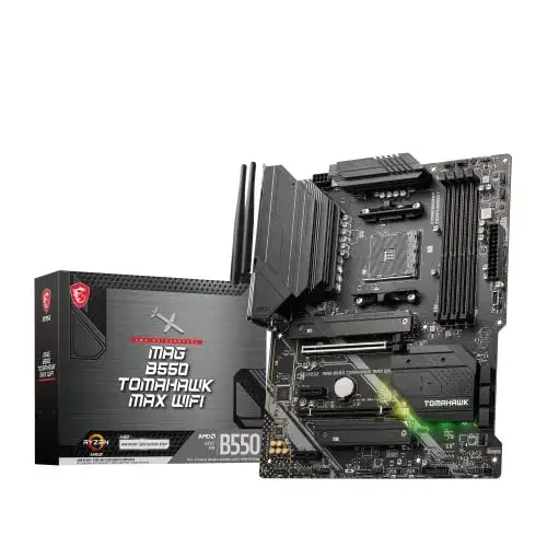 MSI Motherboard MAG B550 TOMAHAWK MAX Wi-Fi ATX