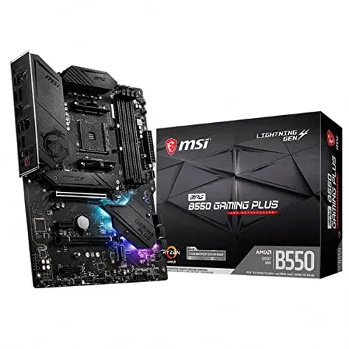 MSI MPG B550 GAMING PLUS Motherboard AMD B550 ATX