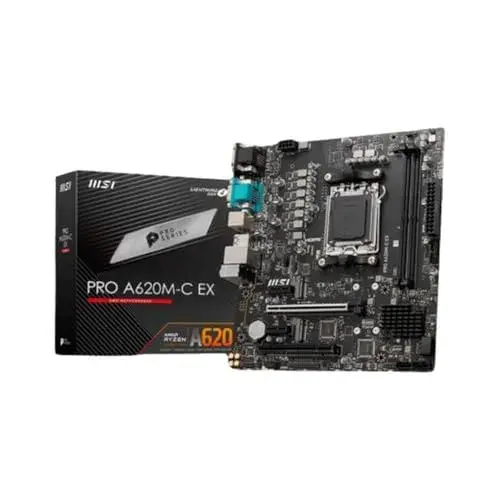 MSI PRO A620M-C EX AM5 Motherboard Multicolor