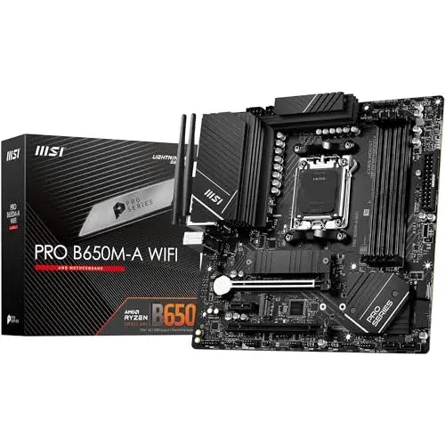 MSI Pro B650M-A WiFi Micro-ATX AMD B650 6L DDR5