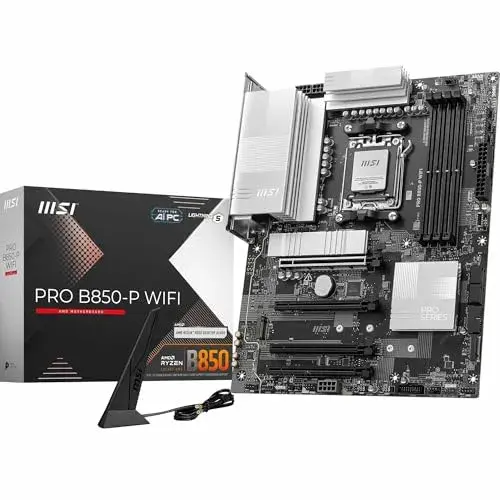 MSI PRO B850-P WIFI AMD B850 ATX Preto Wi-Fi 7