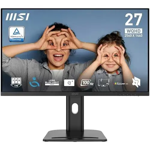 MSI PRO MP273QP E2 27″ WQHD IPS 100Hz Monitor