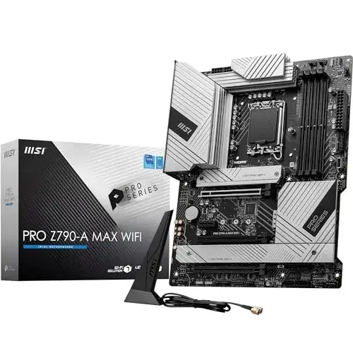 MSI Pro Z790-A Max WiFi DDR5 128GB Preto Wi-Fi 6, RGB