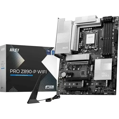 MSI PRO Z890-P WIFI Chipset Intel LGA 1851 Preto Wi-Fi 7