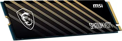 MSI Spatium M371 500GB SSD NVMe PCIe 4.0 Preto