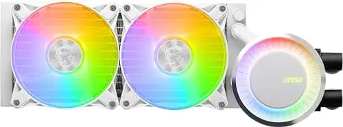 MSI Water Cooling Coreliquid E240 2 ventoinhas Branco