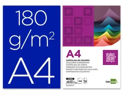 Cartolina 180g/m² Azul Ultramarino A4 100 folhas