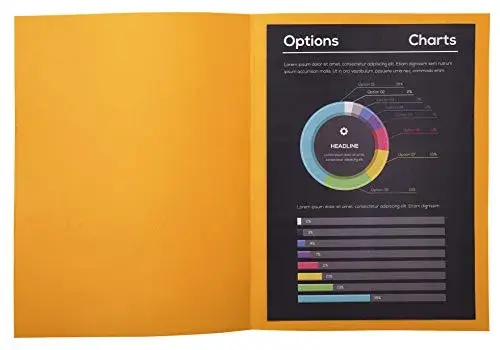 Exacompta Classificador de Cartolina 80g/m² Laranja 22x31cm