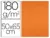 Cartolina 180g/m² laranja 50x65cm 25 un