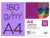 Cartolina 180g/m² Lilás A4 100 folhas