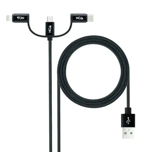 Nanocable 10.01.3200 Cabo USB 1 m USB A micro-USB B