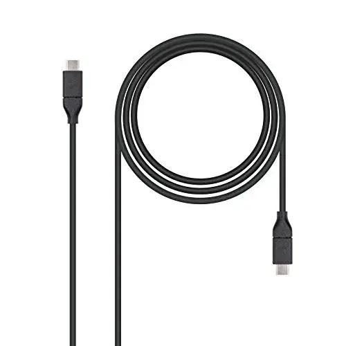 Nanocable 10.01.4101 Cabo USB C a USB C 1m Macho/Macho