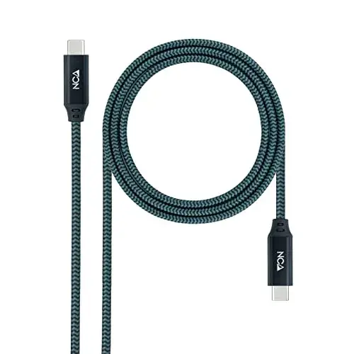Nanocable 10.01.4301-COMB Cabo USB-C 1 m USB4 Gen 2×2