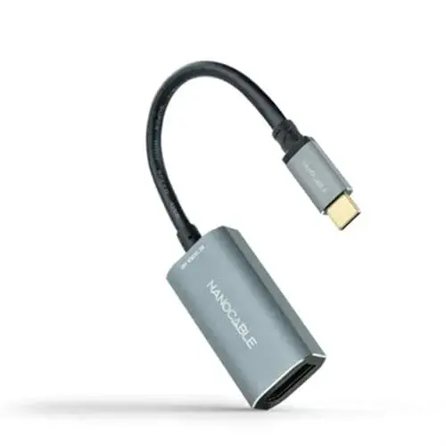 Nanocable 10.16.4104-G Adaptador USB-C para DisplayPort 1 Porta