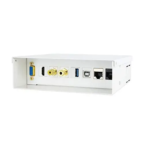 Nanocable 10.35.0003 Painel de Parede Multimídia VGA HDMI USB Ethernet Branco
