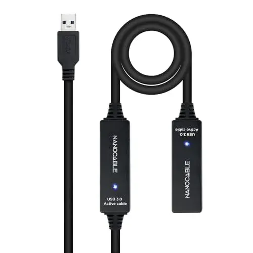 Nanocable Cabo Extensão USB 3.0 10m A Macho A Fêmea