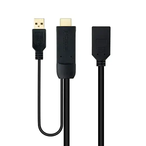 Nanocable 10.16.0205 0,2m HDMI para DisplayPort Preto