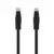 Nanocable Cable Red Latiguillo RJ45 30cm Black