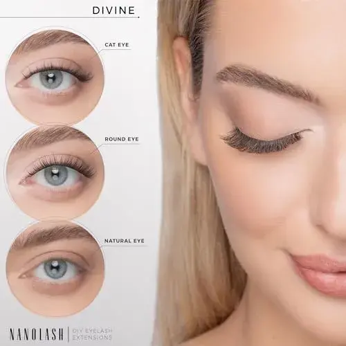 Nanolash Kit de Extensões de Pestanas Postiças DIY