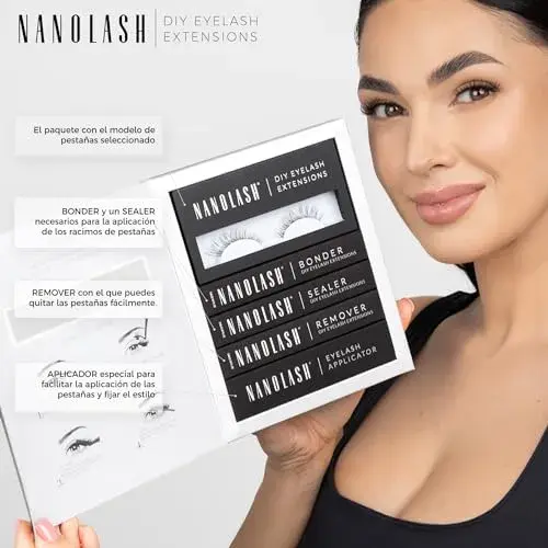 Nanolash Kit para Aplicar Pestanas Postiças em Clusters