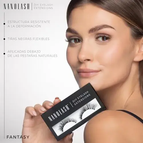 Nanolash Pestanas Postiças Clusters Preto Natural 36 Peças