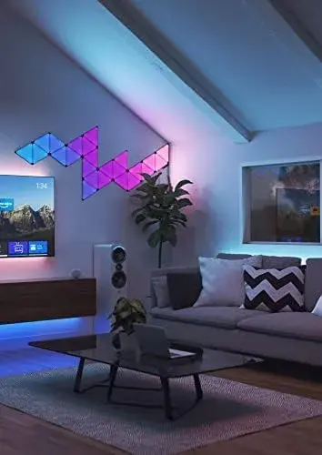 Nanoleaf Suporte Expansão Triângulos Ultra Preto 3 peças