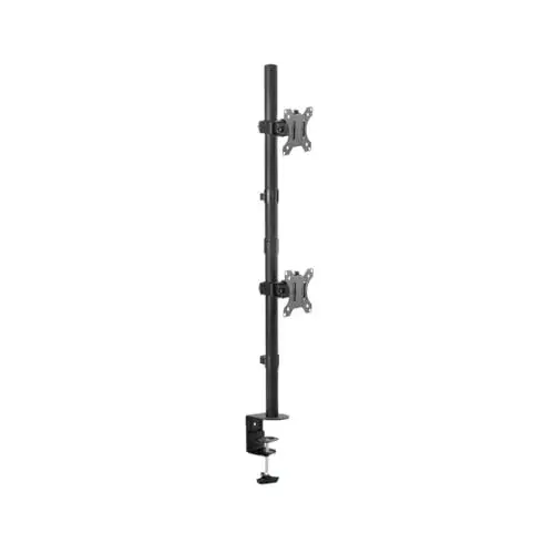 Napofix DM1200V Suporte de Secretária para 2 Monitores 13-27″ Preto