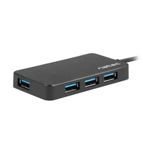 Natec Hub Silkworm USB-C 4 Portas USB 3.0