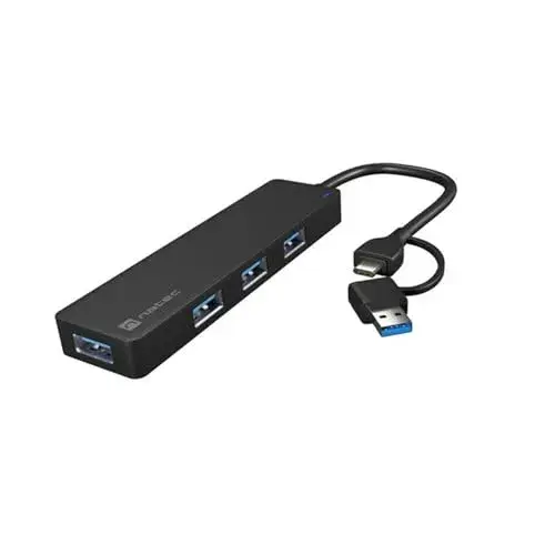 Natec Mayfly Hub USB-C 3.0 4 portas