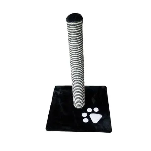 Nayeco Arranhador Poste Arranhado para Gatos Preto