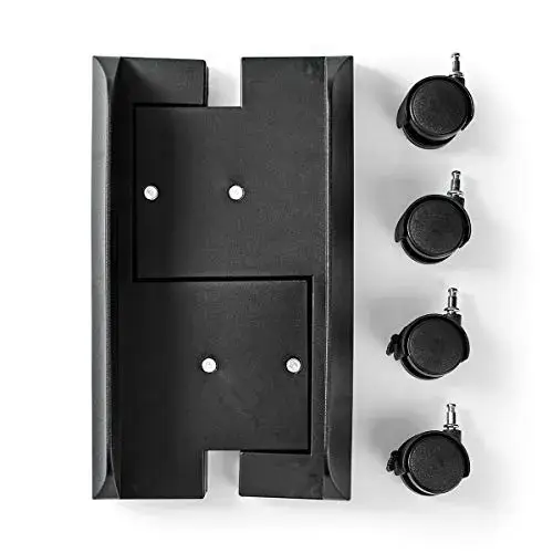 Nedis Suporte PC Regulável com 4 Rodas Metal Plástico