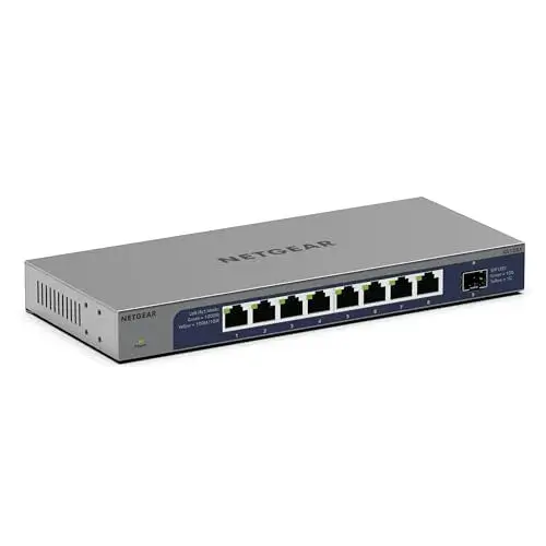 Netgear GS108X Switch 10G 8 Portas Ethernet Preto