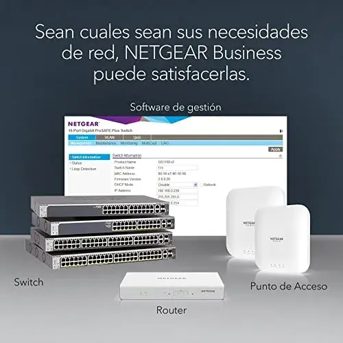 Netgear GS116PP Switch Gigabit 16 Portas PoE