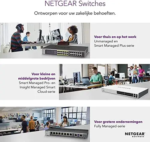 Netgear GS348PP Switch de Rede 10/100/1000 Mbit/s 48 Portas