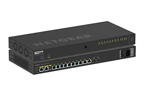 Netgear GSM4212PX Switch de Rede 8 Portas Gigabit PoE+