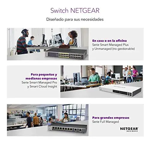 Netgear GS324-200EUS Switch Gigabit 24 Portas