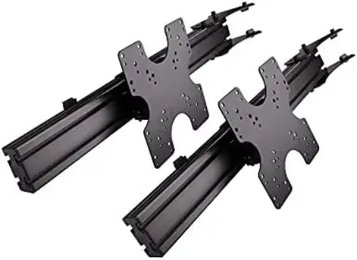 Next Level Racing Elite Suporte para 3 Monitores até 43″ Ajustável Alumínio Carbon Grey